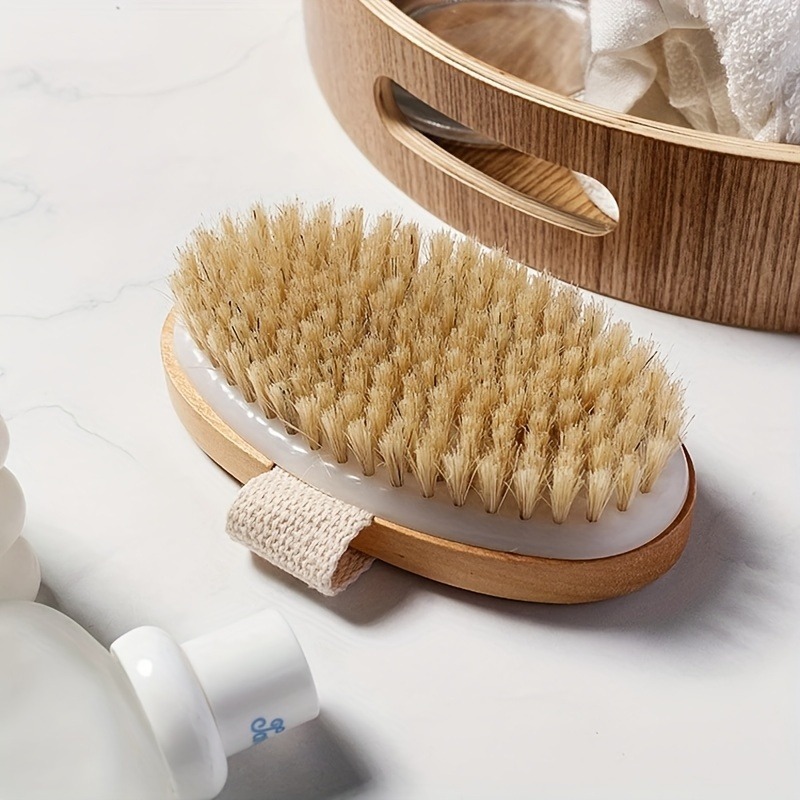 Home Spa Wellness - Natural Bristle Body SPA Brush for
