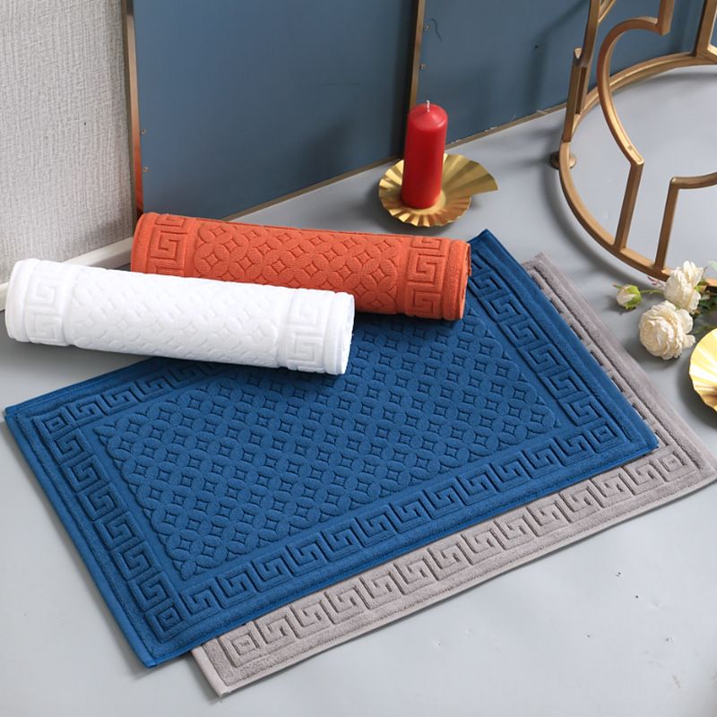 Home Spa Wellness - Luxury 45x75cm Cotton Bath Towel Mat