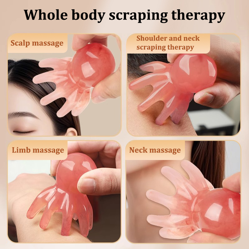 Resin Octopus Comb Head Massag - огляд і ціна Home Spa Wellness