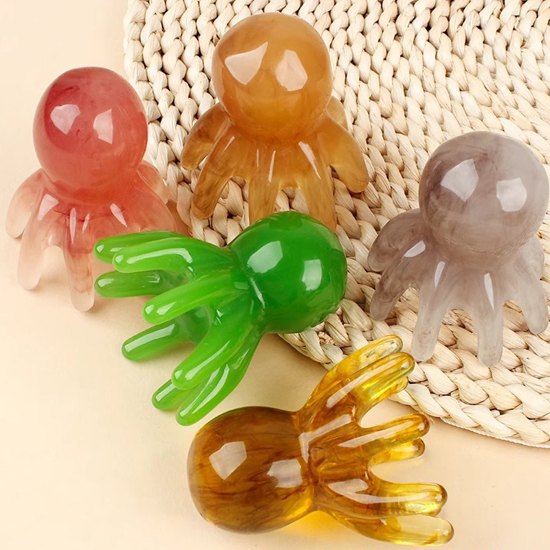 Resin Octopus Comb Head Massag - огляд і ціна Home Spa Wellness