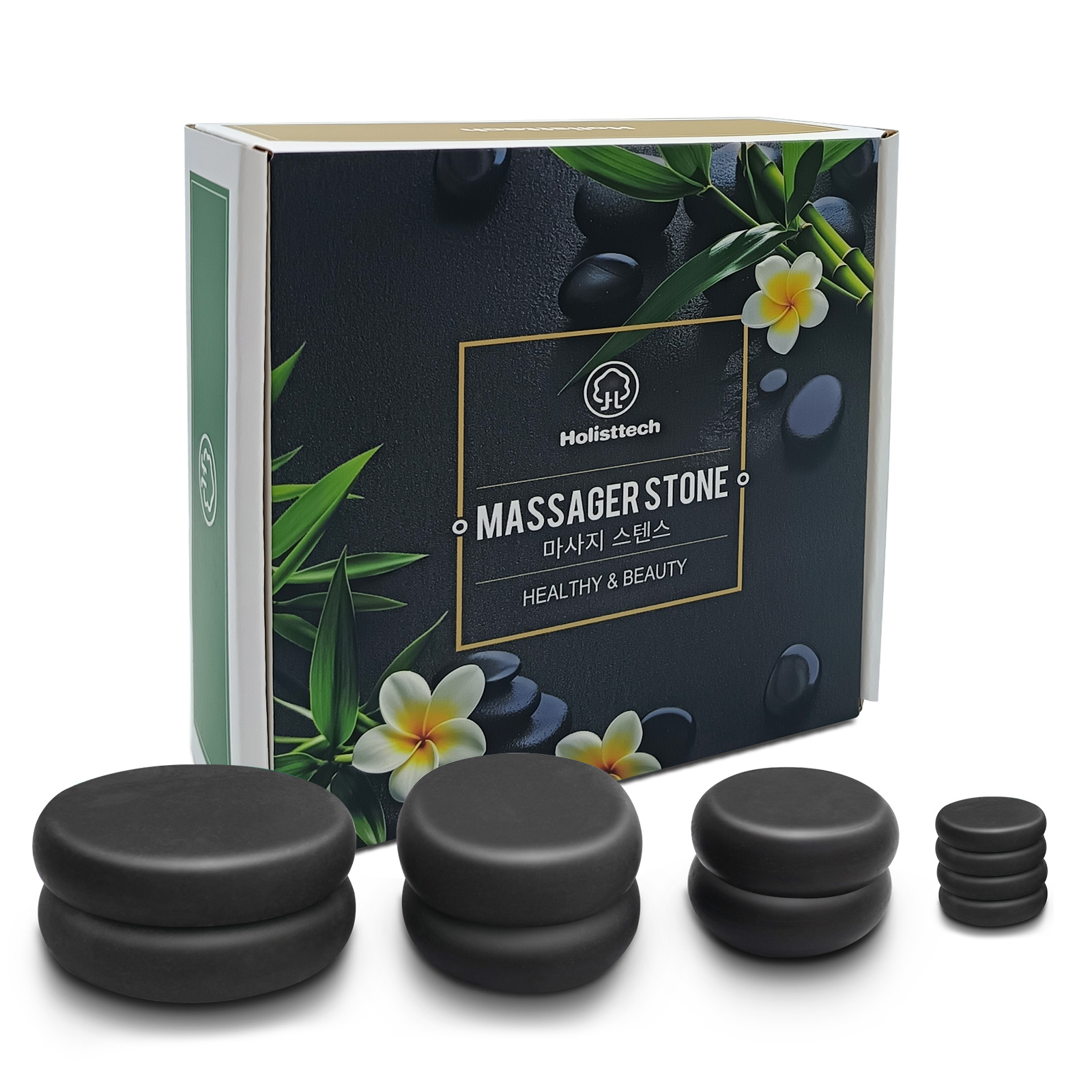 Massage Hot Stone Set,10 Piece - огляд і ціна Home Spa Wellness