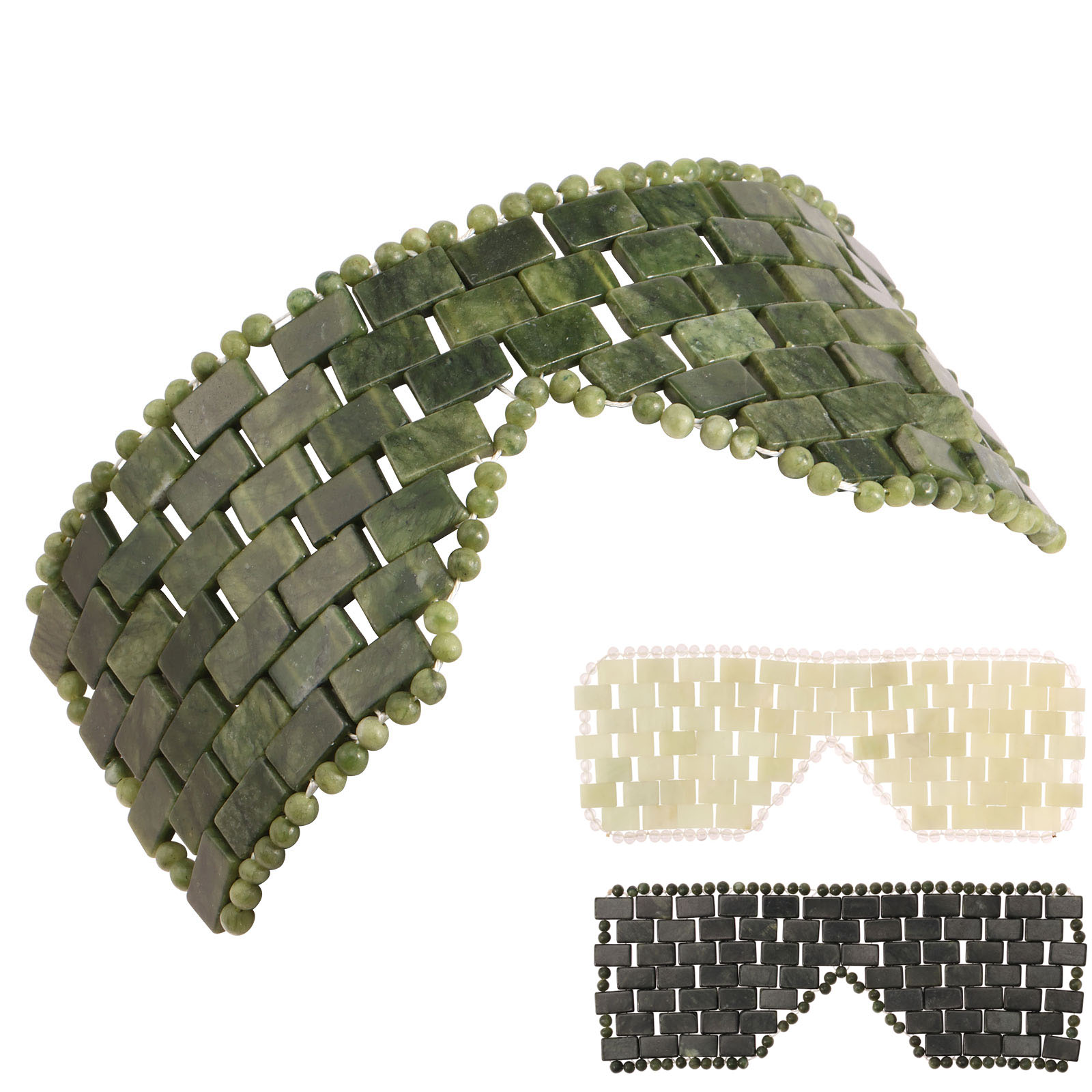 Natural Jade Face Eye Mask Coo - огляд і ціна Home Spa Wellness