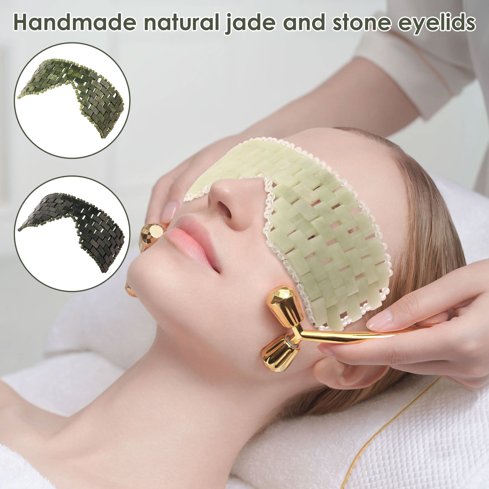 Jade Eye Mask Portable Jade St - огляд і ціна Home Spa Wellness